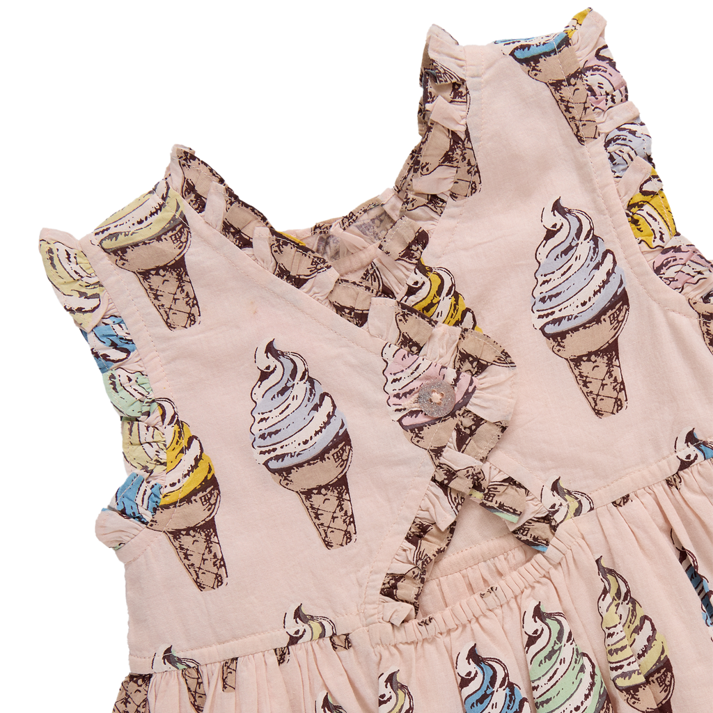 Girls Alyssa Dress (Pink Soft Serve)