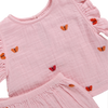 Girls Roey 2-Pc Set (Butterfly Embroidery)