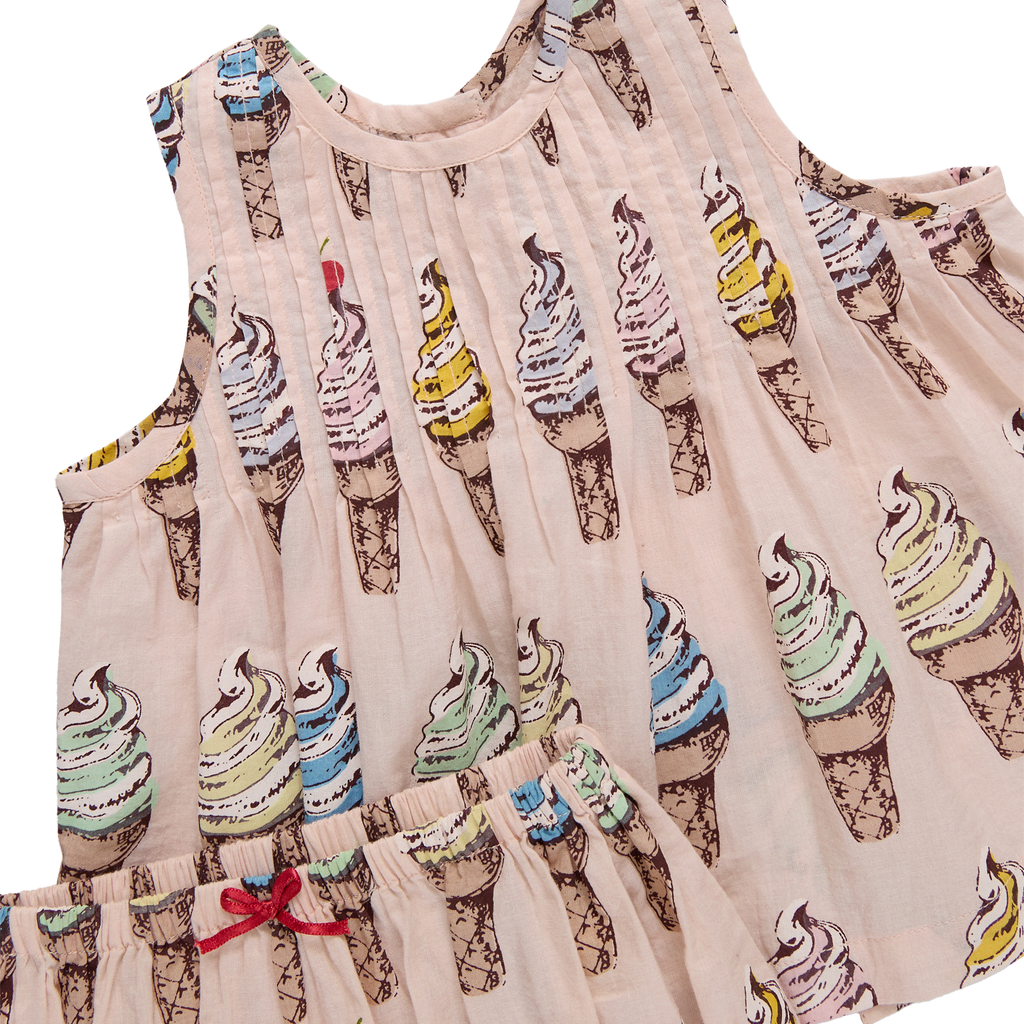 Baby Girls Jaipur 2-Pc Set (Pink Soft Serve)