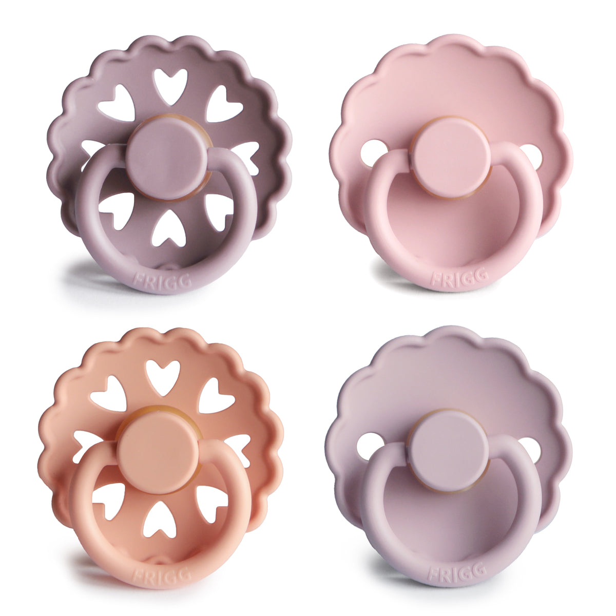 Natural Rubber Pacifier 4-Pack (Sunset Bliss)