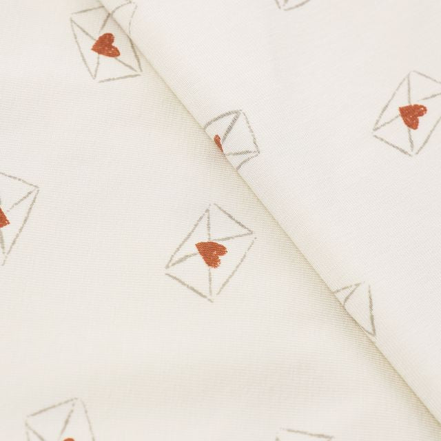 Bamboo Swaddle + Knotted Hat (Valentine)