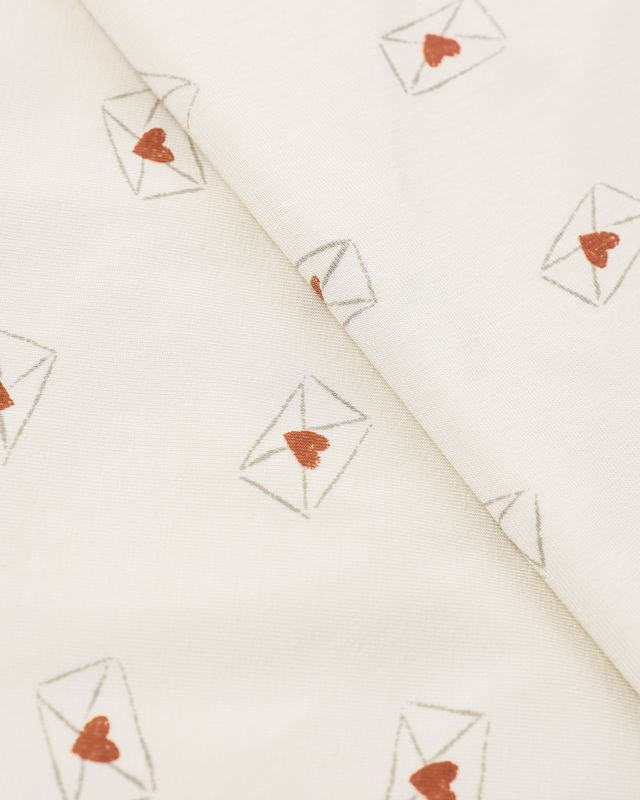 Bamboo Swaddle + Knotted Hat (Valentine)