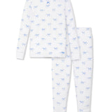 Children's Snug Fit Pajama Set (Something Blue Bows)