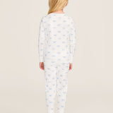 Children's Snug Fit Pajama Set (Something Blue Bows)