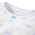 Children's Snug Fit Pajama Set (Something Blue Bows)