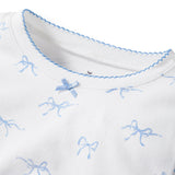 Children's Snug Fit Pajama Set (Something Blue Bows)