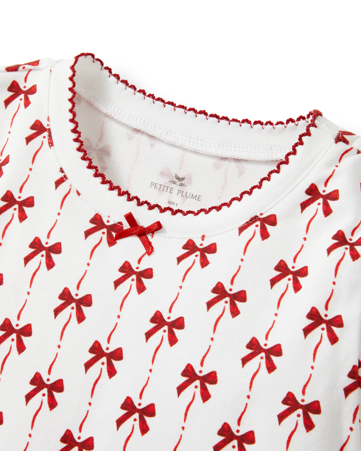 Girls Pima Snug Fit Pajama (Blissful Bows)