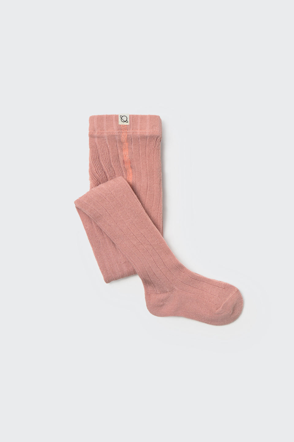 Organic Cotton Warm Baby Tights (Silver Pink)