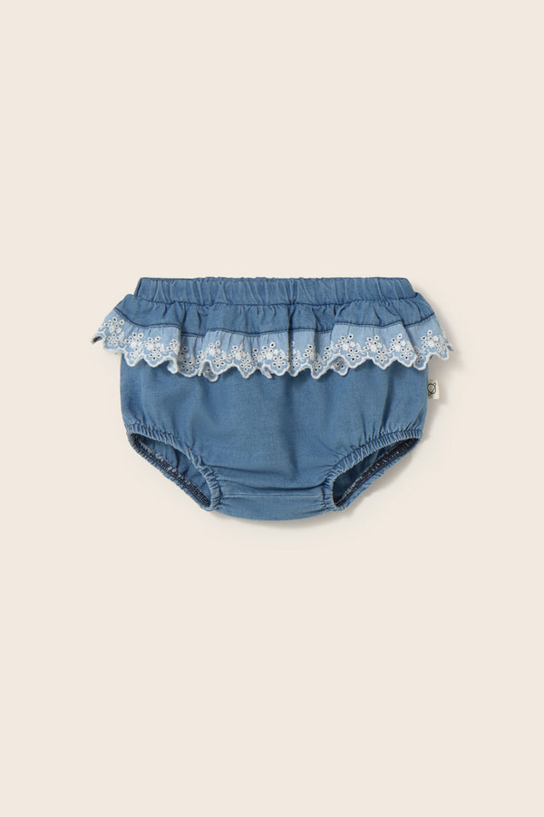 Chambray Denim Bloomers (Blue)