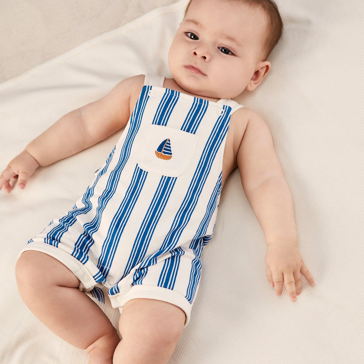 Terry Overall (Blue Stripes)