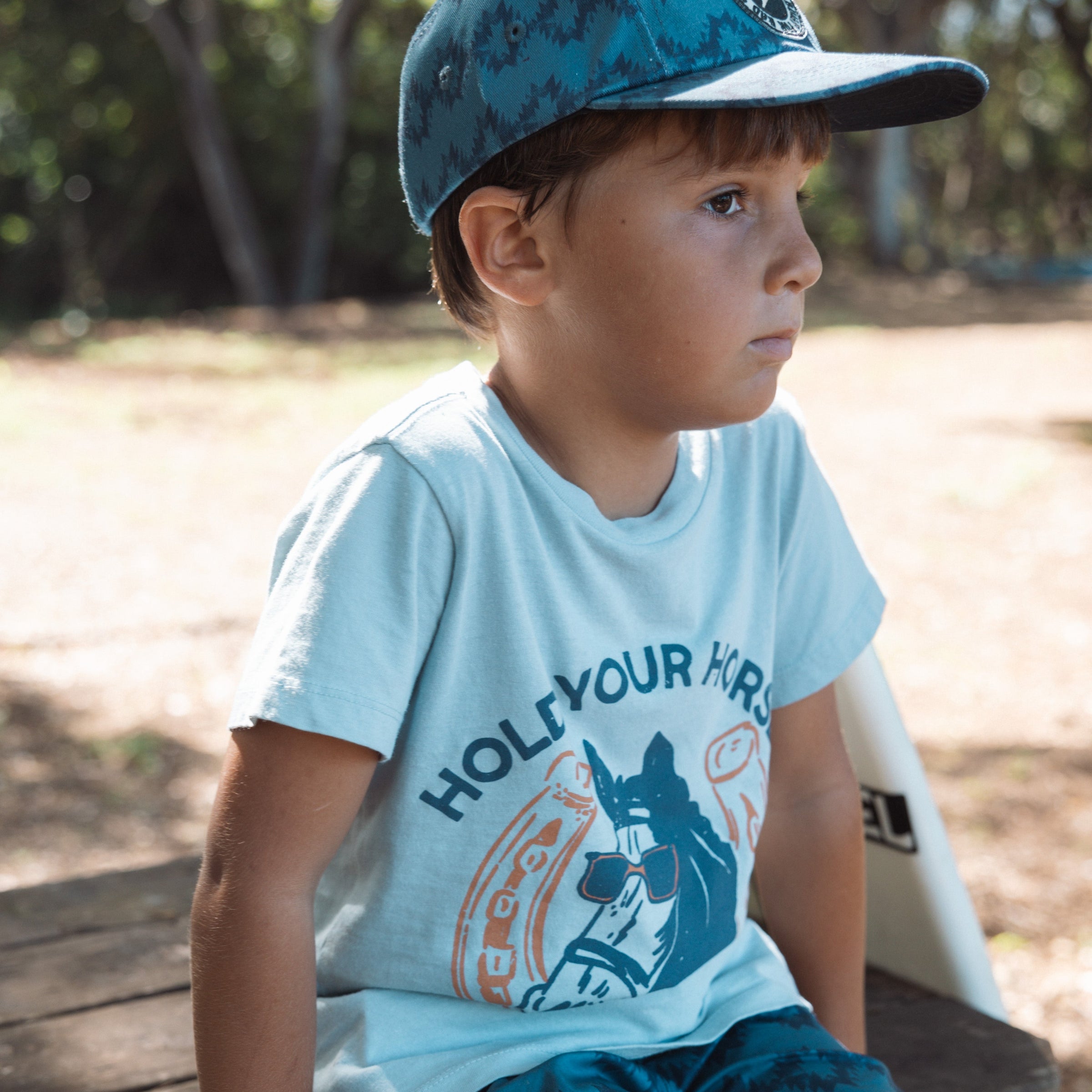 Hold Your Horses Crew Neck Tee