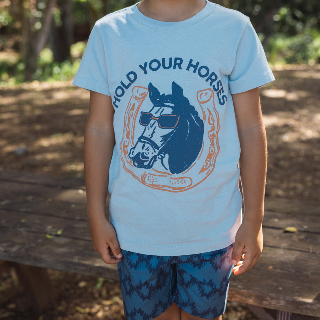 Hold Your Horses Crew Neck Tee