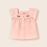 Cotton Linen Blouse (Cloud Pink)