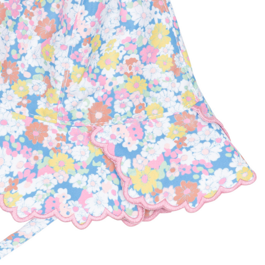 Baby Scalloped Sun Hat (Jasmine Blossom)