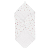 Hooded Towel (Flowers on Cream)