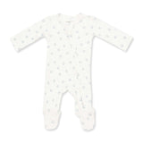 Long Sleeve Bodysuit (Little Horseshoes Blue)
