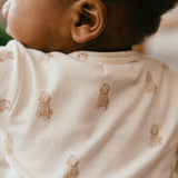 Baby Puppy Long Sleeve T-Shirt (Ecru)