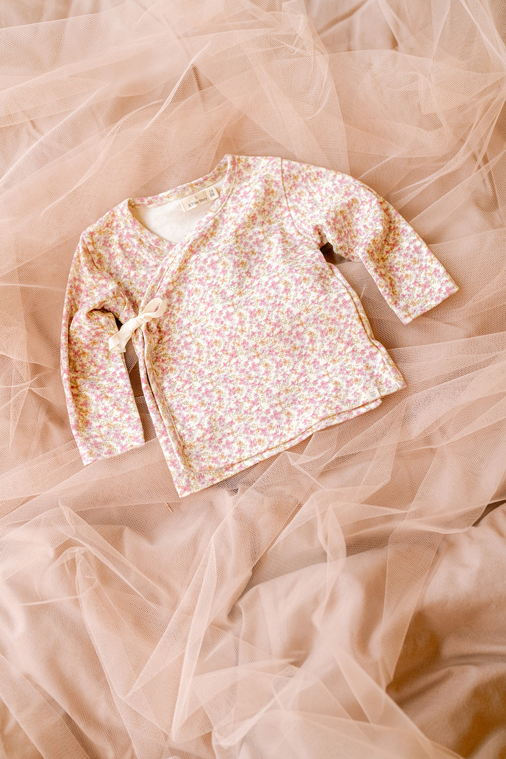 Baby Floral Wrap Top (Multicolor)