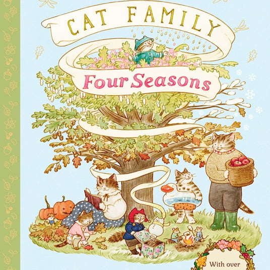 Cat Family Four Seasons