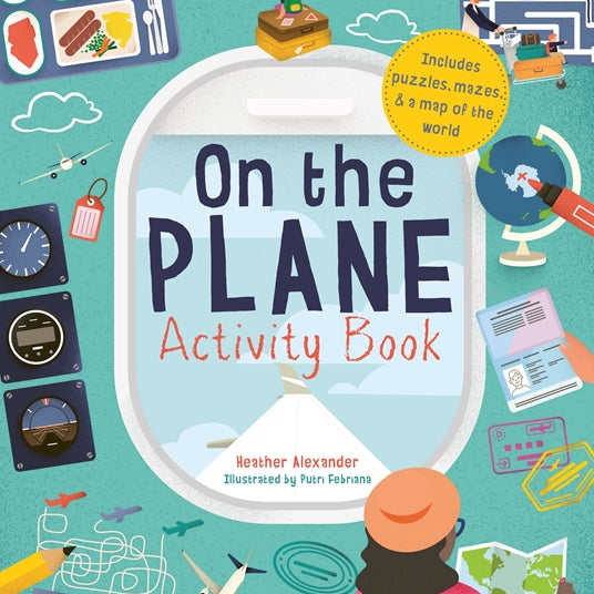 On The Plane Activity Book