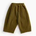 Ziggy Kids Barrel Leg Trouser Kids (Olive Star)