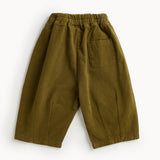 Ziggy Kids Barrel Leg Trouser Kids (Olive Star)
