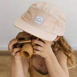 Nylon Five-Panel Cap (Petal)