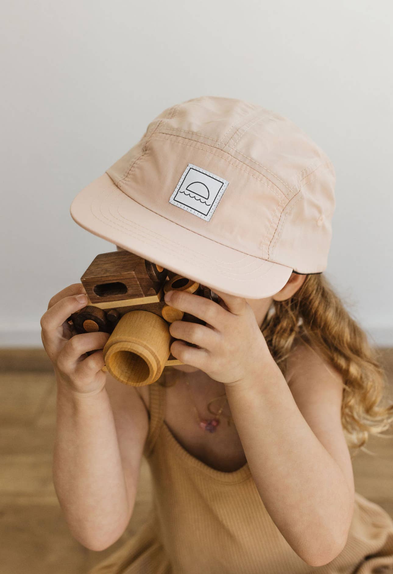 Nylon Five-Panel Cap (Petal)