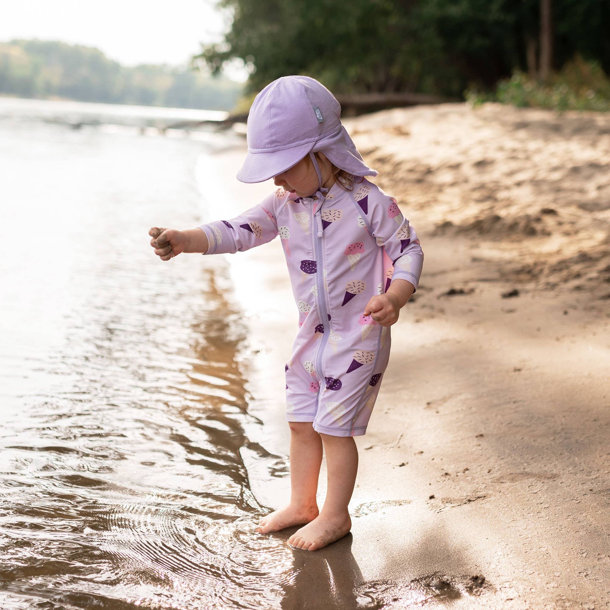 Sun Soft Baby Cap (Lavender)