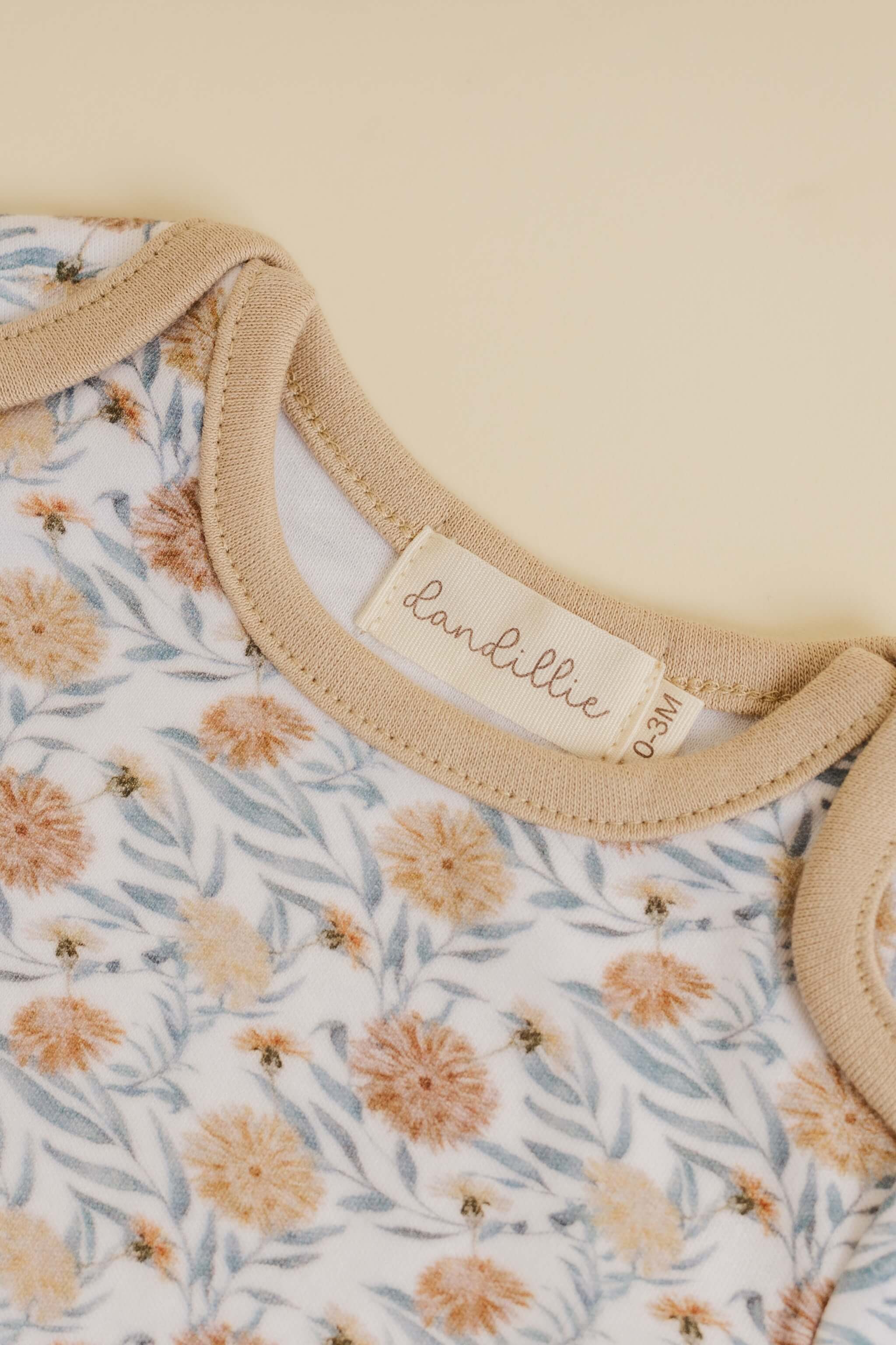 Organic Cotton Sleeper Gown (Dandelion)
