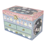 Musical Jewelry Box with 3 Drawers (Enchanted)