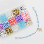 DIY Stretchy Bracelet Craft Kit (Winter Wonderland)