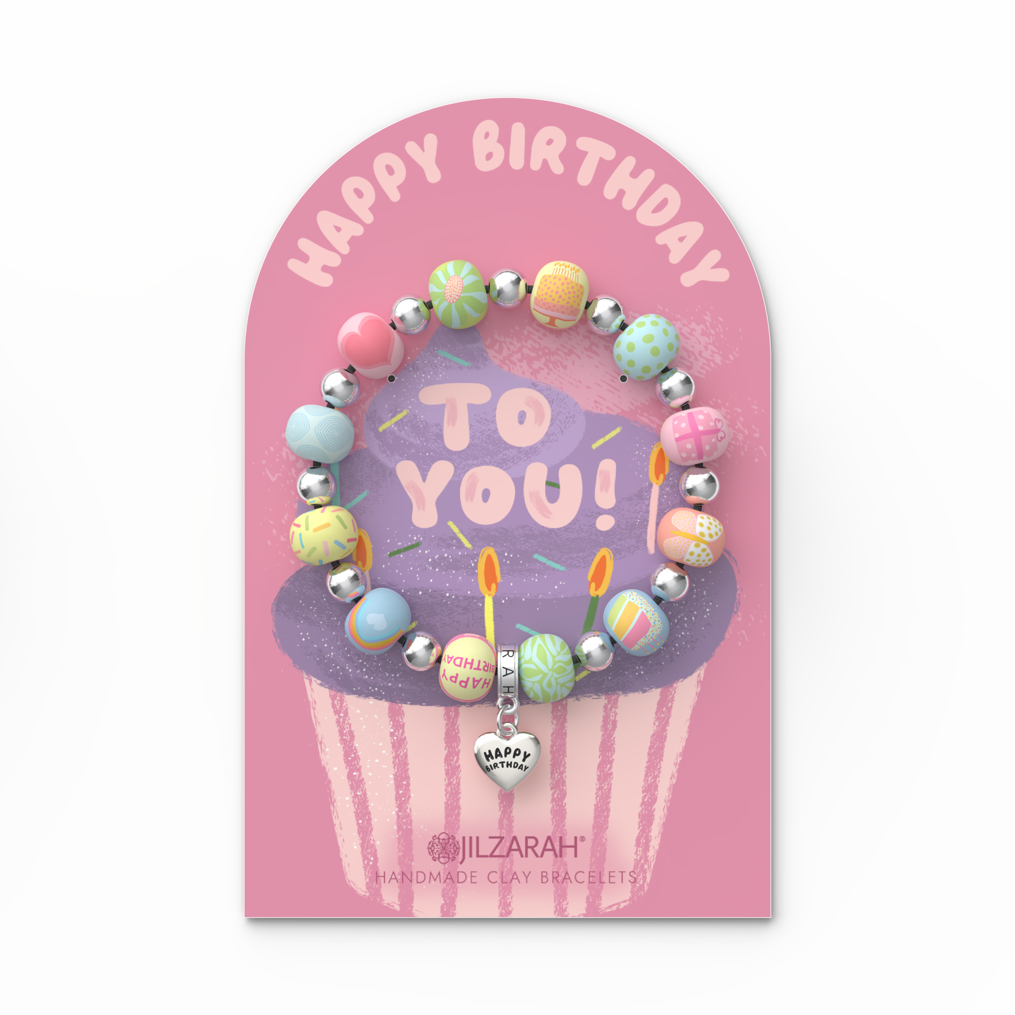 Birthday Cheers Charm Bracelet