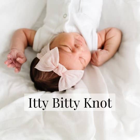 Small Knot Baby Headband (Pink)