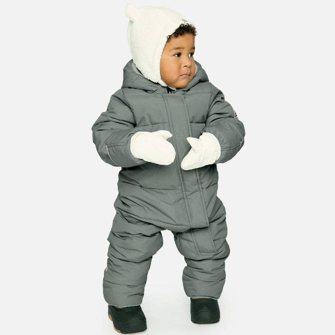 Baby Cloud One Piece Snowsuit (Sage Green)