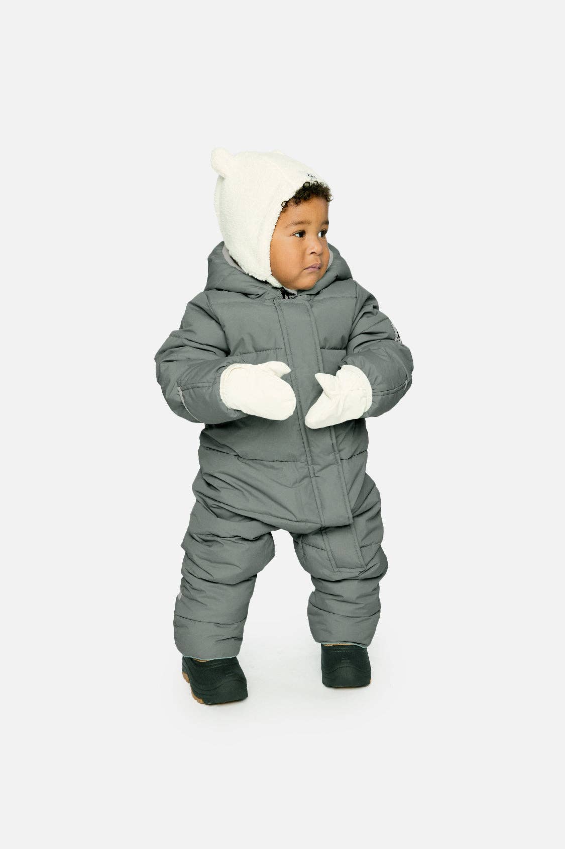 Baby Cloud One Piece Snowsuit (Sage Green)