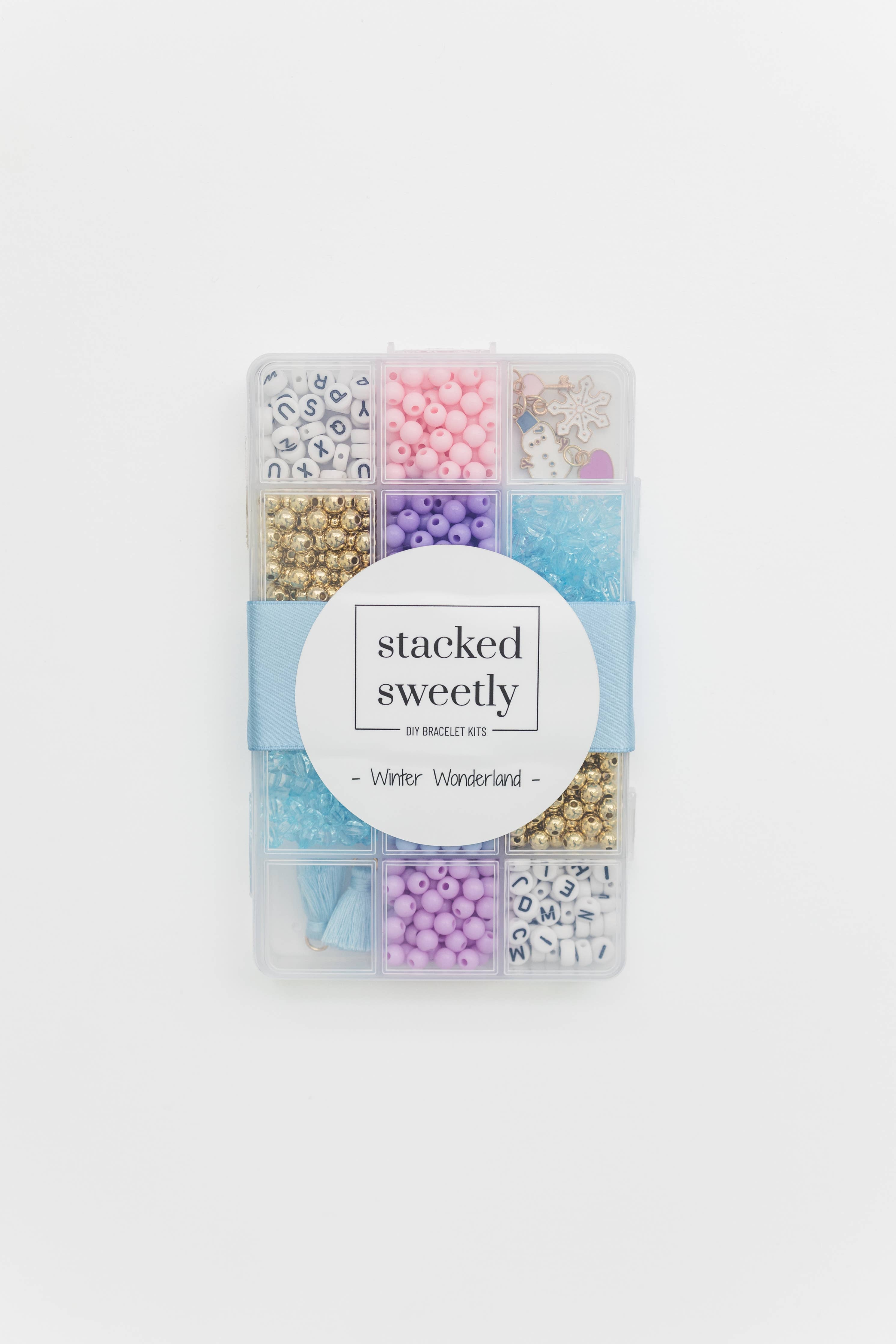 DIY Stretchy Bracelet Craft Kit (Winter Wonderland)