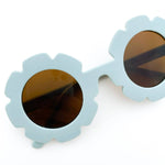 Daisy Day Flower Sunglasses (Sea Glass Blue)