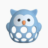 3D Owl Silicone Teether (Baby Blue)