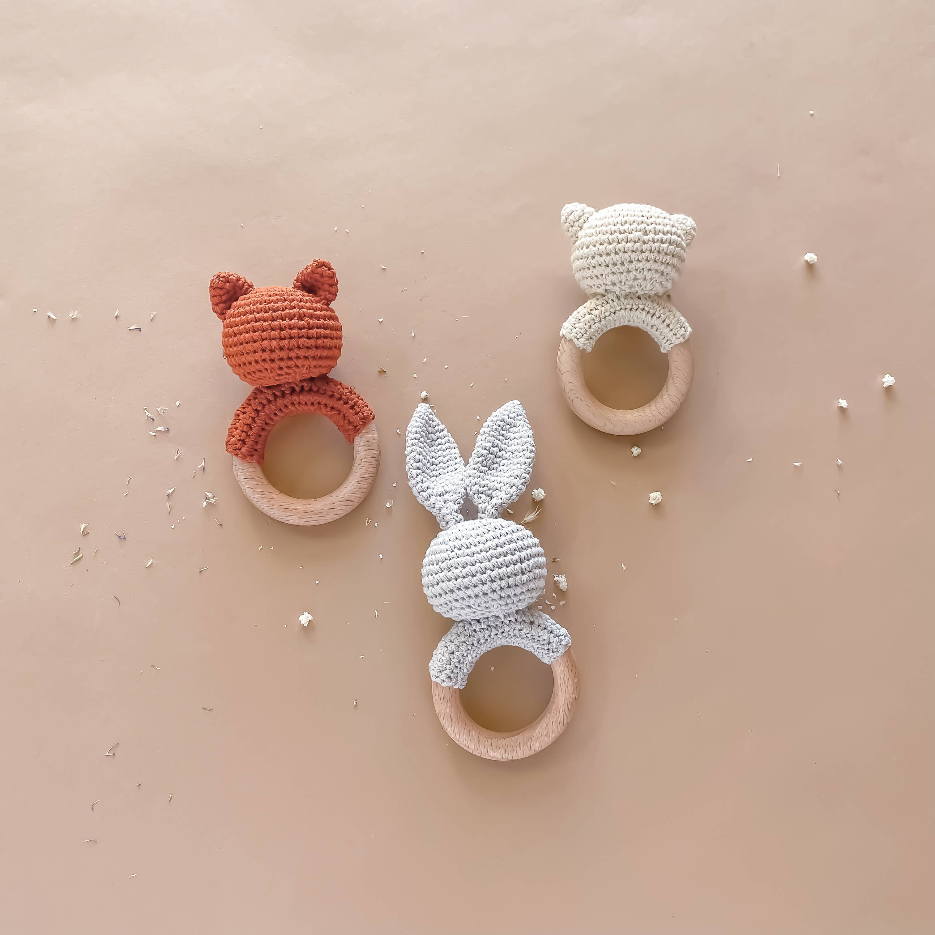 Teether Rattle Toy (Bear)