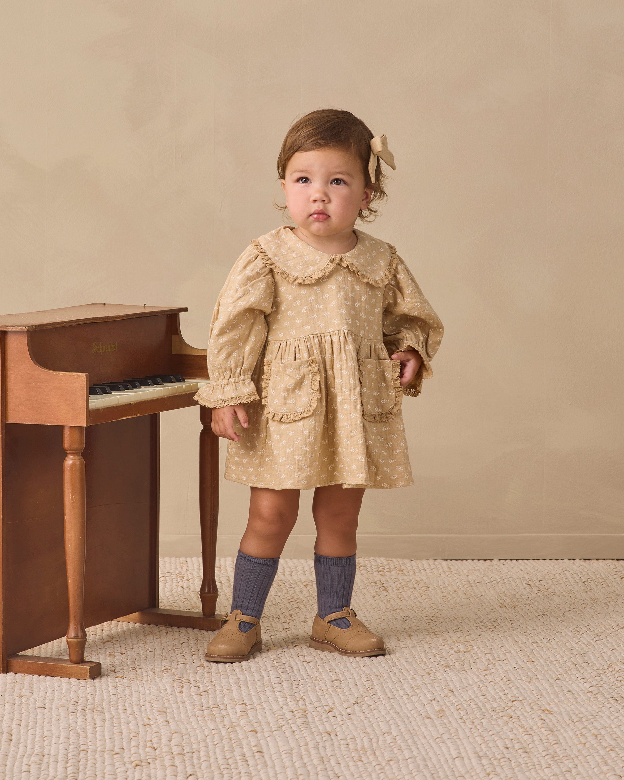 Marisol Dress (Butterscotch Floral)