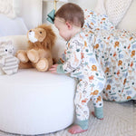 Convertible Zip Romper (Safari Snuggles)