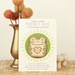 Wooden Pocket Hug (Frog)