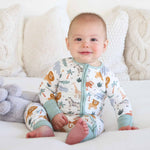 Convertible Zip Romper (Safari Snuggles)