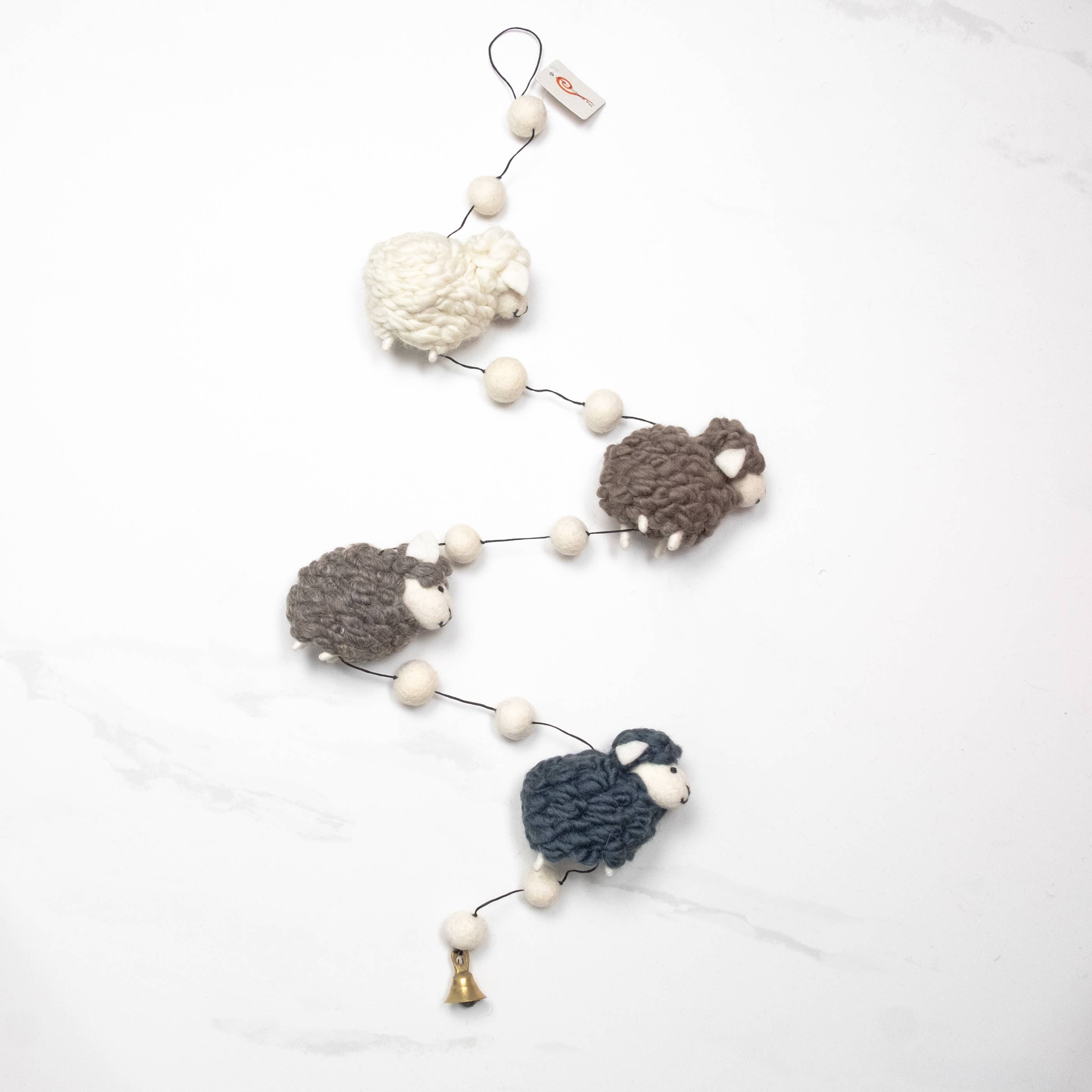 Garland (Felt Natural Sheep)
