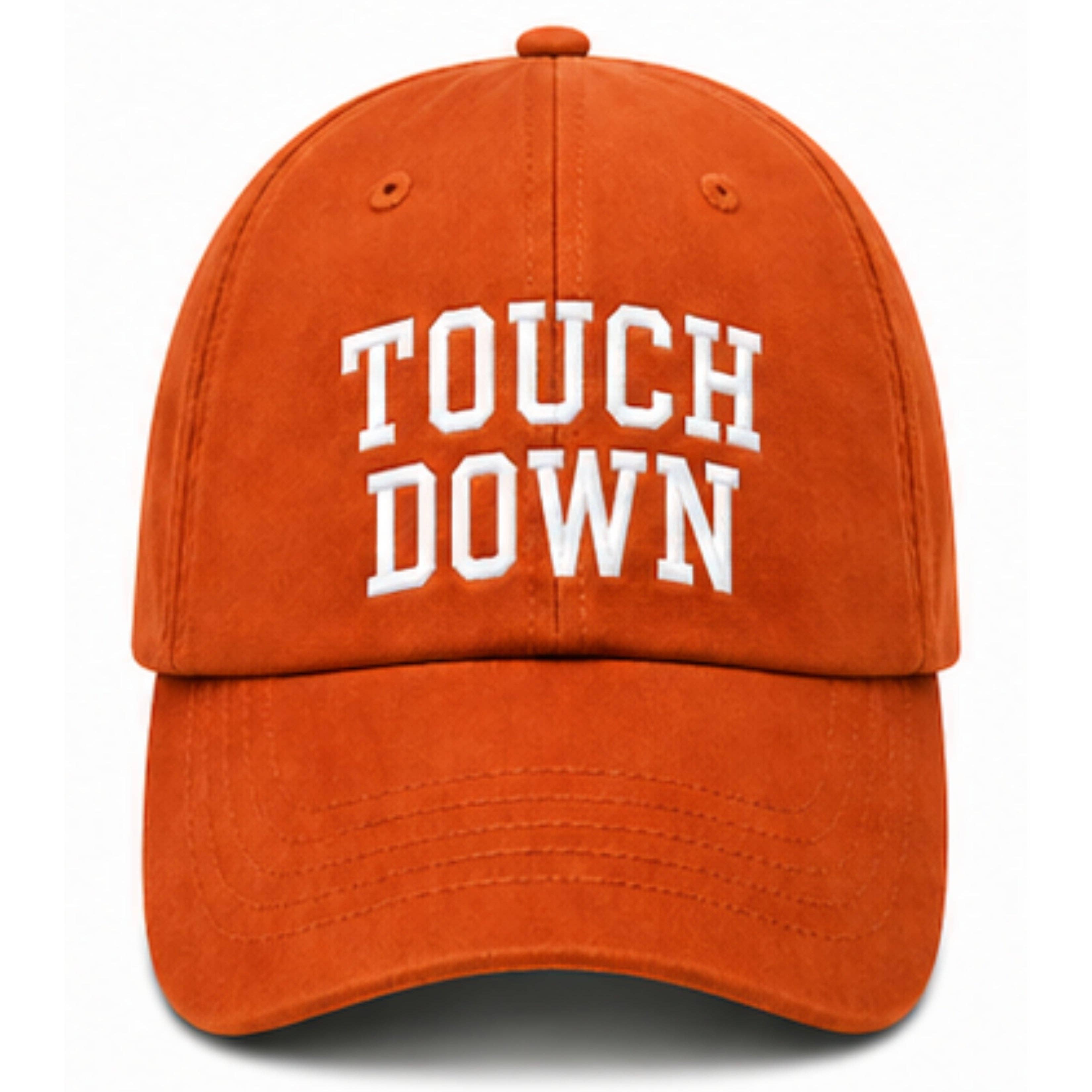 Touch Down Baseball Hat (Burnt Orange)
