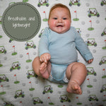 Muslin Swaddle Blanket (Golf A Round)