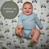 Muslin Swaddle Blanket (Golf A Round)