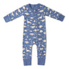 Organic 2-Way Zip Romper (Dino)