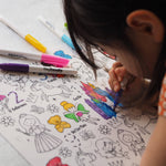 Sugar & Spice Reusable Color-In Activity Mat